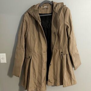Calvin Klein Women's Tan Hooded Jacket